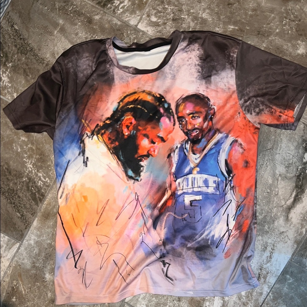 3D printed art tee  Rappers 2Pac Nipsey Hussle  XL